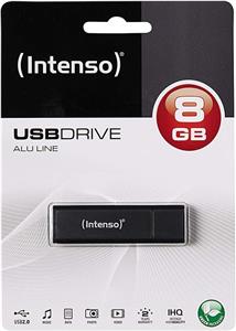 STICK 8GB USB 2.0 Intenso Alu Line Grey