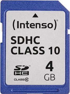 4GB Intenso SDHC 20MB/s