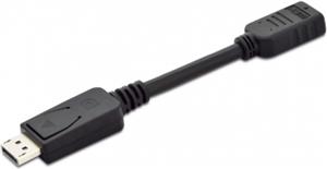 ASSMANN DisplayPort Adapter - video adapter - DisplayPort / HDMI - 15 cm