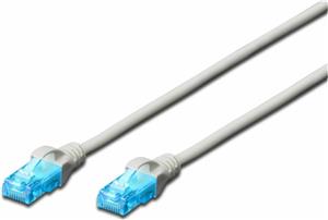 DIGITUS Premium - patch cable - 3 m - gray