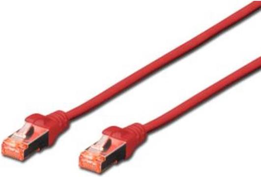DIGITUS Professional patch cable - 1 m - red, RAL 3020