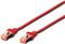 DIGITUS Professional patch cable - 1 m - red, RAL 3020