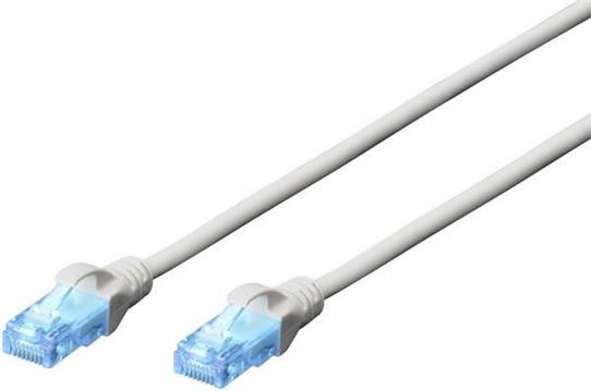 DIGITUS Ecoline patch cable - 10 m - gray