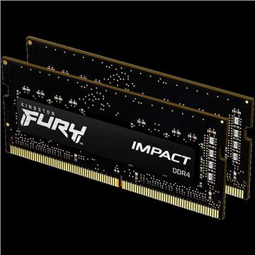 Memorija za prijenosno računalo Kingston DRAM 64GB 3200MHz DDR4 CL20 SODIMM (Kit of 2) FURY Impact KF432S20IBK2/64