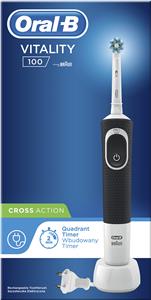 Električna četkica ORAL-B D100 Vitality Cross Action, crna