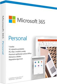 MICROSOFT 365 Personal, Engleski, godišnja pretplata