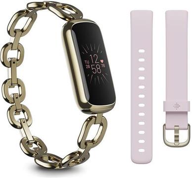 Narukvica FITBIT Luxe SE Soft Gold/Peony + Gorjana Juwellery, HR, GPS