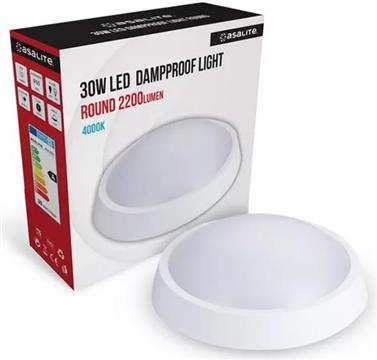Ceiling LED light, 30W, IP65, 4000K, 2200lm