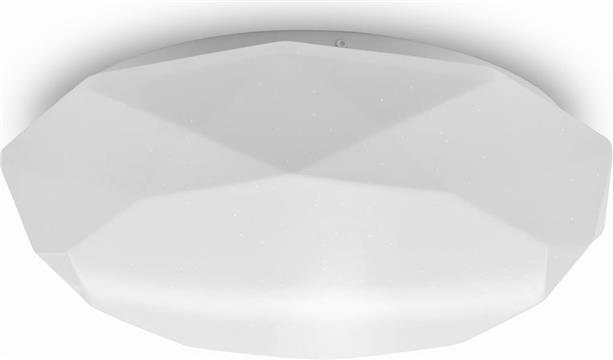 Ceiling LED light, diamond, 48W OPAL + remote control