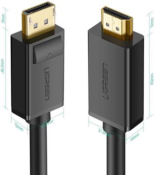 Ugreen cable DP to HDMI 4K2K / 30Hz 5m