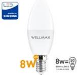 LED Žarulja Ballet Wellmax E14 - 8W, 3000K, 640lm, Samsung SMD, 230V
