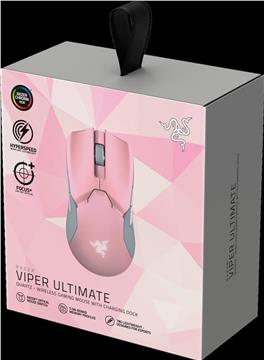 Mouse Razer Viper Ultimate Wireless & Mouse Dock Quartz