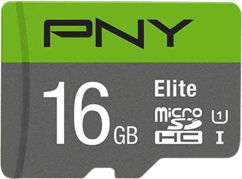 Memorijska kartica PNY MicroSDHC Elite, 16GB, klasa brzine U1, s adapterom