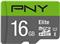 Memorijska kartica PNY MicroSDHC Elite, 16GB, klasa brzine U1, s adapterom