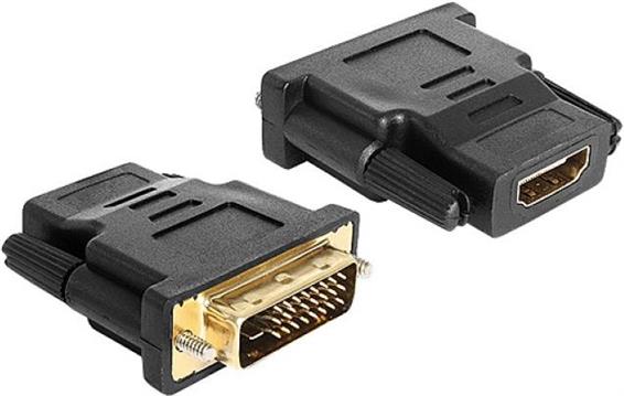 DeLOCK Adapter DVI 24+1 pin male > HDMI female - video adapter - HDMI / DVI