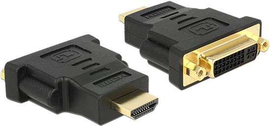 DeLOCK Adapter HDMI male > DVI 24+5 pin female - video adapter - HDMI / DVI