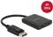 Delock Displayport 1.2 Splitter 1 x Displayport in > 2 x HDMI out 4K 30 Hz - video/audio splitter - 2 ports