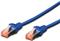 DIGITUS CAT 6 S/FTP patch cable, 0.5m, plavi