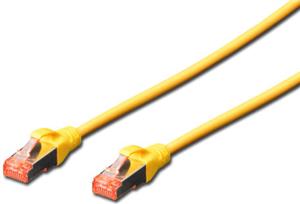 DIGITUS CAT 6 S/FTP patch cable, 1m, žuta