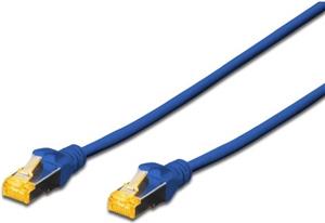 DIGITUS patch cable - 3 m - blue