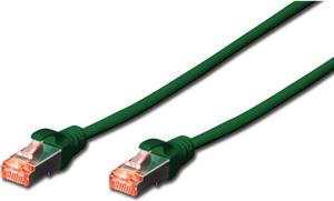 DIGITUS patch cable - 5 m - green, RAL 6016