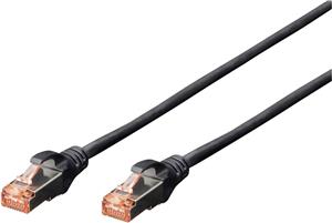 DIGITUS patch cable - 7 m - black