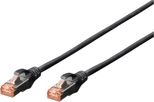 DIGITUS patch cable - 7 m - black