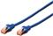 DIGITUS Patch Cable - patch cable - 3 m - blue, RAL 5017