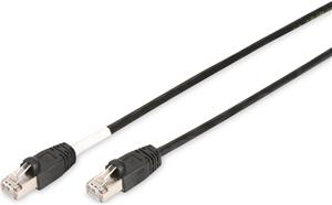 DIGITUS Professional patch cable - 10 m - black