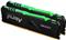 Kingston FURY Beast RGB - DDR4 - kit - 32 GB: 2 x 16 GB - DIMM 288-pin - 3600 MHz / PC4-28800, KF436C18BBAK2/32