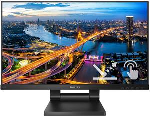 Monitor 23.8" PHILIPS 242B1TC, FHD, IPS, 75Hz, 4ms, 250cd/m2, 1000:1, touch, crni