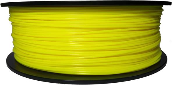 Filament for 3D, ABS, 1.75 mm, 1 kg, yellow