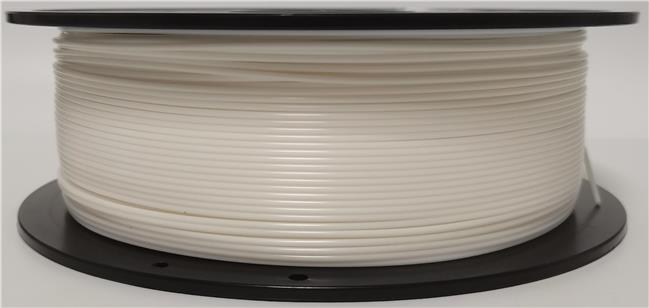 Filament for 3D, PLA, 1.75 mm, 1 kg, pearl white