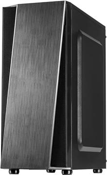 Chassis INTER-TECH T-11 Televen Gaming Midi Tower, ATX, 1xUSB3.0, 2xUSB2.0, HD audio, PSU optional, Window side panel, space for water cooling