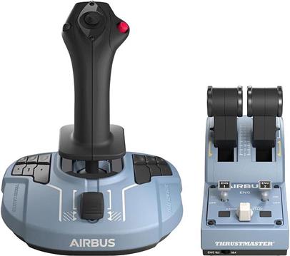 Thrustmaster TCA Officer Pack Airbus Edition HOTAS-Set (TCA Sidestick + Quadrant Schubregler)