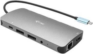 i-Tec USB-C Metal Nano 3x Display Docking Station + Power Delivery 100 W - docking station - HDMI, 2 x DP