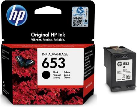 Tinta HP br. 653, 3YM75AE, black, za Deskjet Plus Ink Advantage 6075/6475