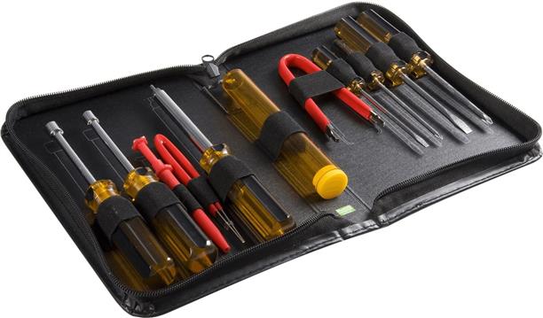 11 Piece Computer Tool Kit - PC Repair Tool Kit with Zippered Vinyl Carrying Case (CTK200) tool kit