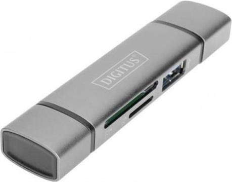 DIGITUS DA-70886 - card reader - USB 3.0/USB-C