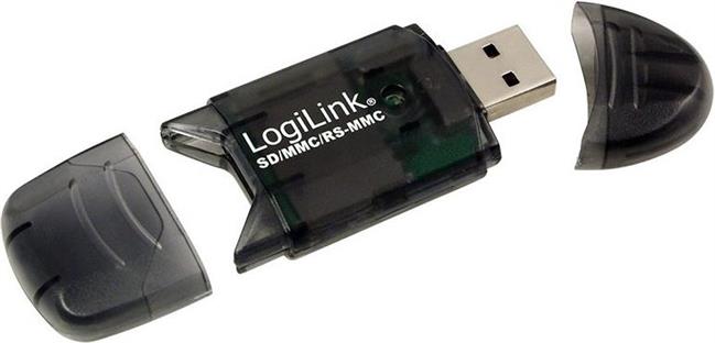 LogiLink Cardreader USB 2.0 Stick for SD/MMC - card reader - USB 2.0