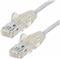 0.5 m CAT6 Cable - Slim CAT6 Patch Cord - Grey - Snagless RJ45 Connectors - Gigabit Ethernet Cable - 28 AWG (N6PAT50CMGRS) - patch cable - 50 cm - gray