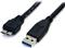 0.5m (1.5ft) Black SuperSpeed USB 3.0 Cable A to Micro B - USB 3.0 Micro B Cable - 1x USB 3 A (M), 1x USB 3 Micro B (M) 50cm (USB3AUB50CMB) - USB cable - Micro-USB Type B to USB Type A - 