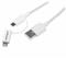 StarTech.com 1m (3ft) Apple Lightning or Micro USB to USB Cable for iPhone / iPod / iPad - White - Apple MFi Certified (LTUB1MWH) - charging / data cable - Lightning / USB - 1 m