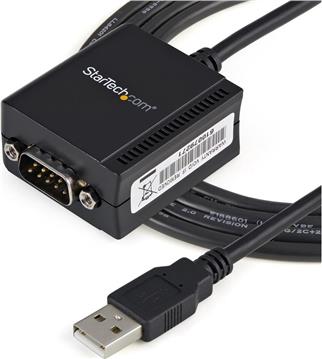 USB to Serial Adapter - 1 port - USB Powered - FTDI USB UART Chip - DB9 (9-pin) - USB to RS232 Adapter (ICUSB2321F) - serial adapter - USB - RS-232