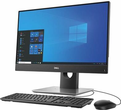 Dell OptiPlex 5490 All-in-One, 23.8in FHD 1920x1080, i5-10500T (6C/12MB/2.30Ghz, 3.80 GHz), 8GB (1x8GB) DDR4 non-ECC, M.2 256GB PCIe NVMe SSD, Intel Integrated, Intel Wireless AX201 2x2 (Gig+), BT, He