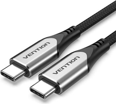 Vention USB-C to USB-C 3.1 Cotton Braided Cable 1.5M Gray