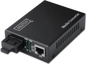 DIGITUS DN-82020-1 - fiber media converter - 10Mb LAN, 100Mb LAN