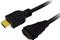 HDMI 1.4 High Speed with Ethernet kabel A->A M/Ž 2,0 m, 4K@30Hz, crni