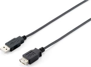 USB 2.0 kabel A->A M/Ž 5,0 m, crni