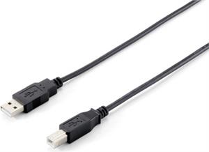 USB 2.0 kabel A->B M/M 1,8 m, crni
